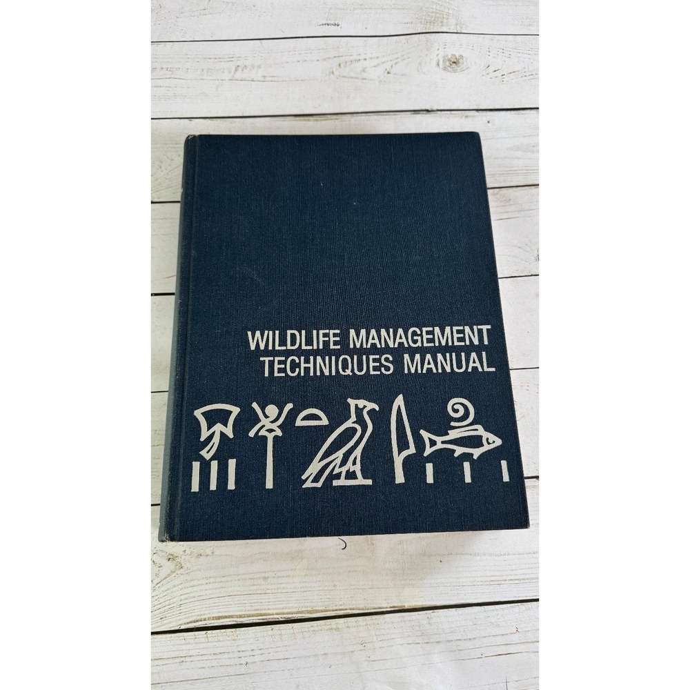 Wildlife Management Techniques Manual Schemnitz 1980 4th Ed Revised Illustrated